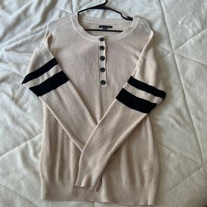 Oversized varsity sweater